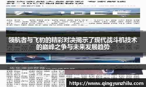 领航者与飞豹的精彩对决揭示了现代战斗机技术的巅峰之争与未来发展趋势